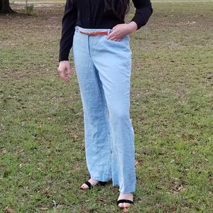 New light robin egg blue Lenin pants